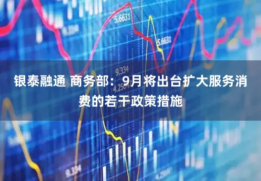 银泰融通 商务部：9月将出台扩大服务消费的若干政策措施