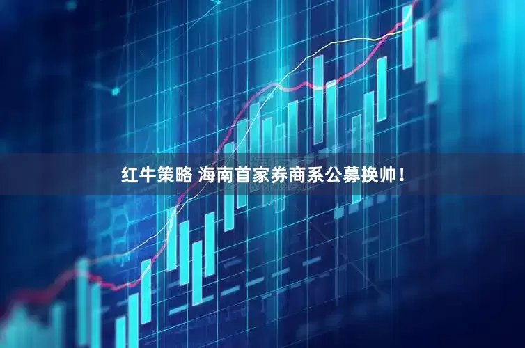 红牛策略 海南首家券商系公募换帅！